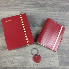 Filofax red hearts for sale  NEWTON-LE-WILLOWS