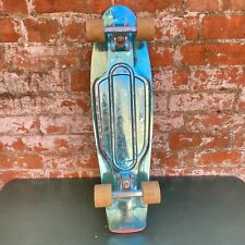 Patineta de níquel Penny Board 27"" Cruiser azul metálico/plata Australia patineta, usado segunda mano  Embacar hacia Mexico