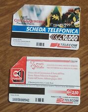 Schede carte telefoniche usato  Verzuolo