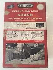 Used, Sears Craftsman Radial Arm Saw 7 Inch Molding and Dado Guard # 9-29524 for sale  Shipping to South Africa