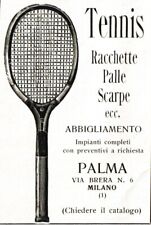 Pubblicita 1924 tennis usato  Biella