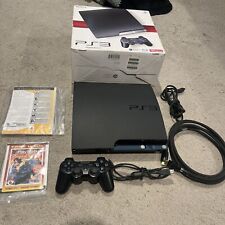 Used, Sony PlayStation 3 PS3 Slim Console CECH-2001A 120GB w/ Box Cords Controller for sale  Shipping to South Africa