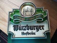 wurzburger beer lighted sign for sale  Littleton