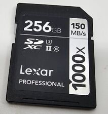 Tarjeta Lexar Professional 1000x 256 GB SDXC UHS-II segunda mano  Embacar hacia Argentina