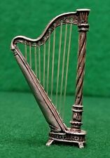 Vintage Italiano De Prata sólido feito à mão Barroco Grande Harpa Estatueta caracteriza comprar usado  Enviando para Brazil