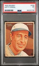 Used, PSA 1 PR R319 LEFTY ODOUL 1933 GOUDEY #232 FRANK GRADED FAIR JAPANESE HOF *TPHLC for sale  Shipping to South Africa