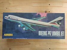 Kit de avião modelo plástico vintage Aurora Delta Boeing Jumbo Jet 1/156 1972 comprar usado  Enviando para Brazil