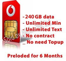 Vodafone 240gb data for sale  LONDON