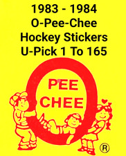 Adesivos de hóquei 1983-84 O-Pee-Chee HNL OPC U-Pick.. 1 a 165, usado comprar usado  Enviando para Brazil