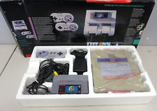 Sistema de consola Super Nintendo SNES completo en caja EN CAJA RARO segunda mano  Embacar hacia Argentina