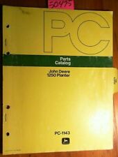 Used, John Deere 1250 Planter Parts Catalog Manual PC-1143 5/75 for sale  Niagara Falls
