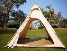 Latourreg 2 Person Outdoor Camping of 2M Canvas Camping Pyramid Tent Large Ad..., used for sale  Shipping to South Africa