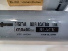 2 Black Inks Compatible With Riso 3750/3770 Ink For Risograph GR/RA/RC 680GRF, used for sale  Shipping to South Africa