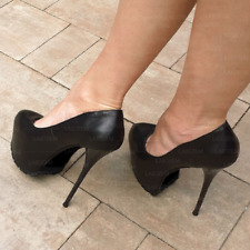 Sandálias femininas plataforma salto alto biqueira redonda sapatos plus size comprar usado  Enviando para Brazil