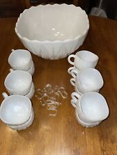 vintage bowls punch w cups for sale  Belvidere