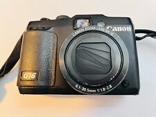 Cámara digital Canon PowerShot G16 12,1 MP - negra, usado segunda mano  Embacar hacia Argentina