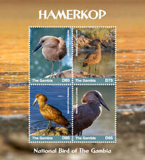 Gâmbia 2017 - Hamerkop - Pássaro Nacional - Folha de 4 Selos - MNH comprar usado  Enviando para Brazil