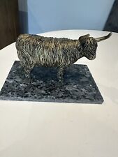 Highland cow figurine for sale  RUTHIN