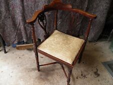 Edwardian corner chair for sale  HORLEY