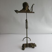 Antique Cast Iron Pirate / Black Americana Table Art Photo Sign Display Easel for sale  Shipping to South Africa
