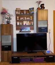 Gebraucht, *** Wohnwand in Nussbaum mit TV Rack + Hängeregal + Sideboard + Regal gebraucht kaufen  Hagen