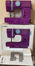 John Lewis JL Mini Sewing Machine Purple/Blue Boxed with Pedal & Instructions, used for sale  Shipping to South Africa