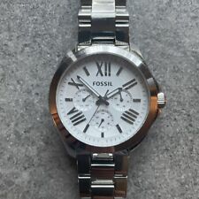 Fossil Cecile Ladies Watch Stainless Steel Case & Band Silver Tone Dial NWOT A9, used for sale  Shipping to South Africa