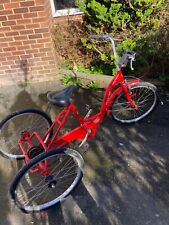 Adult red tricycle for sale  BRIGHTON