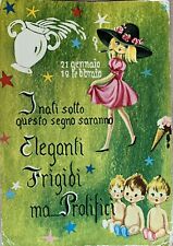 Cartolina illustrata acquario usato  Treviso Bresciano