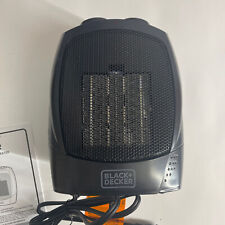 BLACK+DECKER Personal Ceramic 1500W Heater, Indoor, Black, used for sale  Antioch