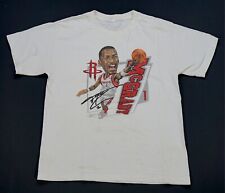 Used, Rare Vintage REEBOK Tracy McGrady Houston Rockets Caricature T Shirt 2000s White for sale  Shipping to South Africa