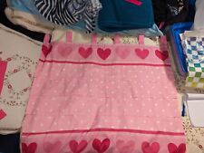 Cortinas rosadas para niños americanos con corazones y lunares de American Girl segunda mano  Embacar hacia Argentina