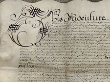 1677 indenture deed for sale  BEDFORD