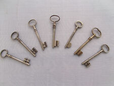 Antique Iron  Keys collection of  7,  all about 4 inches long  for sale  Shipping to South Africa