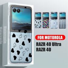 Capa dura dobrável flor transparente ultra à prova de choque para Motorola Moto RAZR 40 comprar usado  Enviando para Brazil