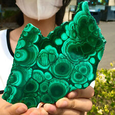 1LB Natural glossy Malachite transparent cluster rough mineral sample N278 for sale  Shipping to Canada
