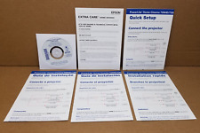 CD guía manual de instrucciones Epson PowerLite cine en casa 725HD/730HD segunda mano  Embacar hacia Argentina