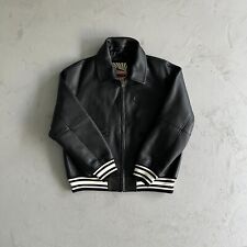 Corteiz leather jacket usato  Milano
