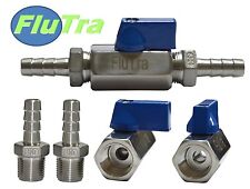 Stainless Steel In-Line Fuel Tap - Safety Shut Off / Cut Off Valve - M8 8mm for sale  Shipping to South Africa