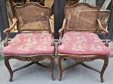 Paire fauteuils cannés d'occasion  Paris XVIII