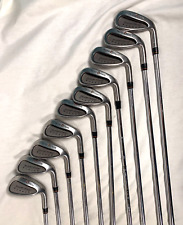 Used, TaylorMade Supersteel Burner Irons Set 3-PW AW SW R-80 RH Right Need Grips for sale  Shipping to South Africa