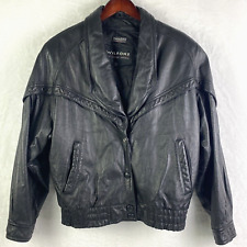 Wilsons black leather for sale  Shipping to Ireland
