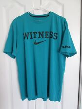 Camiseta de baloncesto Nike Dri-fit Lebron James Witness NBA para adultos L verde azulada segunda mano  Embacar hacia Argentina