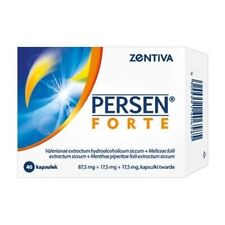 Persen Forte 40 Capsules NATURAL CALMING SLEEP SUPPLEMENT, STRESS ANXIETY RELIEF na sprzedaż  PL