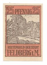 Reutergeld feldberg 1922 gebraucht kaufen  Wittenberge