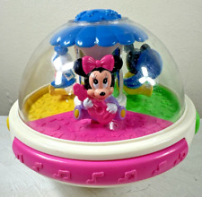 Bola musical vintage Disney brinquedo bebê luzes melodia circulam Mickey Minnie Donald comprar usado  Enviando para Brazil