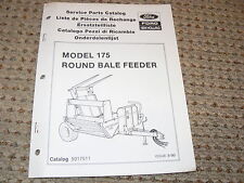 Used, Ford New Holland Model 175 Round Bale Feeder Dealer's Parts Book for sale  Berlin