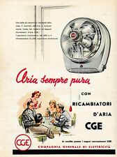 Pubblicita 1955 ventilatore usato  Biella