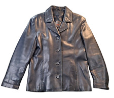 leather coat ladies black for sale  Prescott