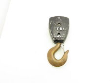 Air Hoist Lower Hook Block Assembly Double Chain Swivel Latch Hook Brass for sale  Shipping to South Africa